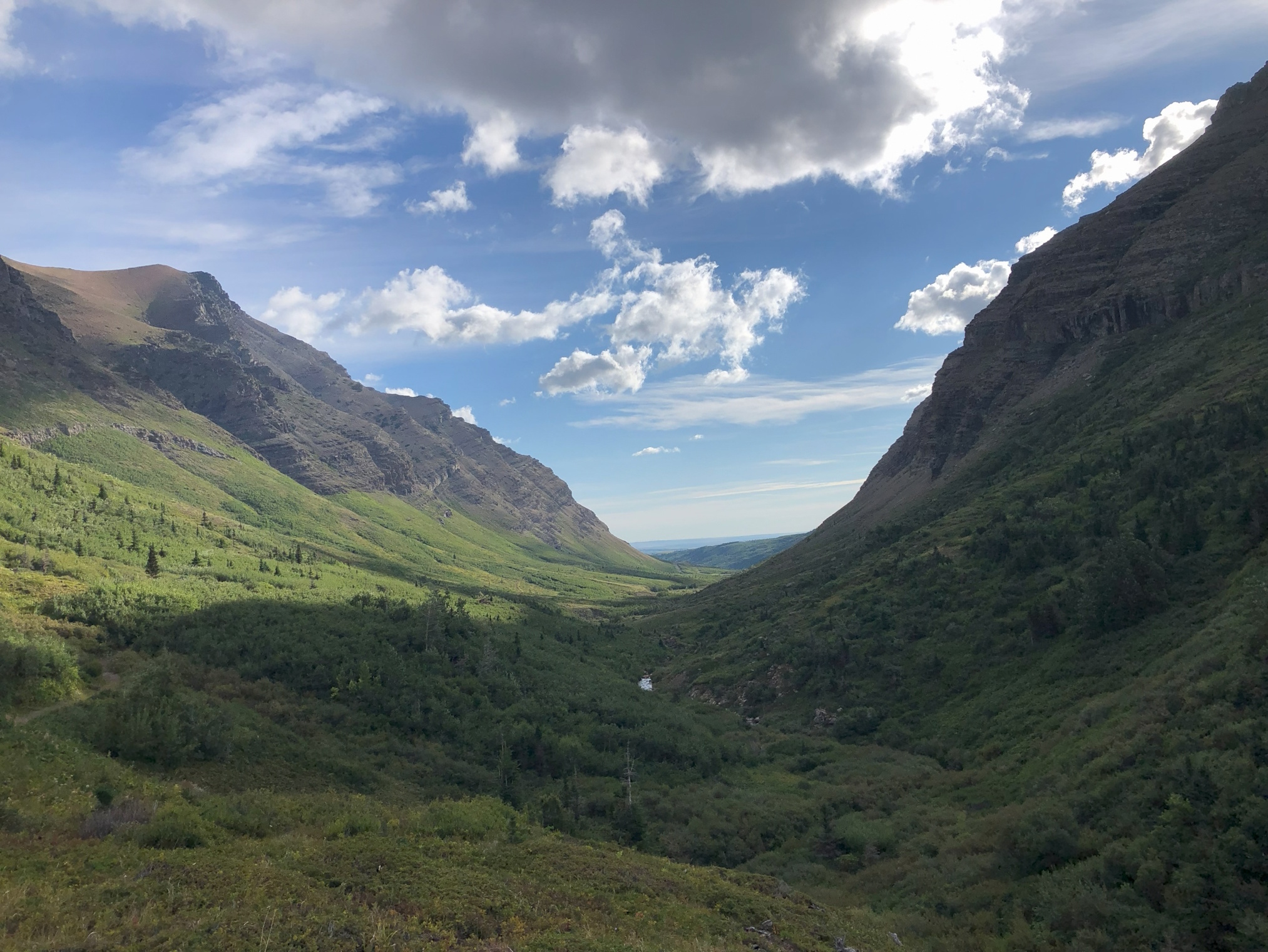 Hike to Bovin Blue Lake, AB, Canada
